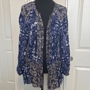 Free people boho layering blouse.